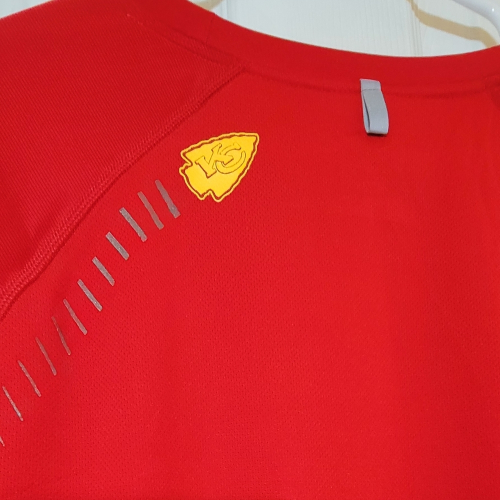 Kansas City Chiefs Red Long Sleeve Shirt Mens Large - Picture 3 of 5
